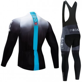 Tenue Maillot M/L + Collant à Bretelles 2019 TEAM INEOS N003